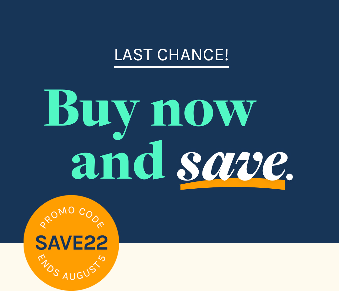 Last chance to save. Buy now and save! Abeka